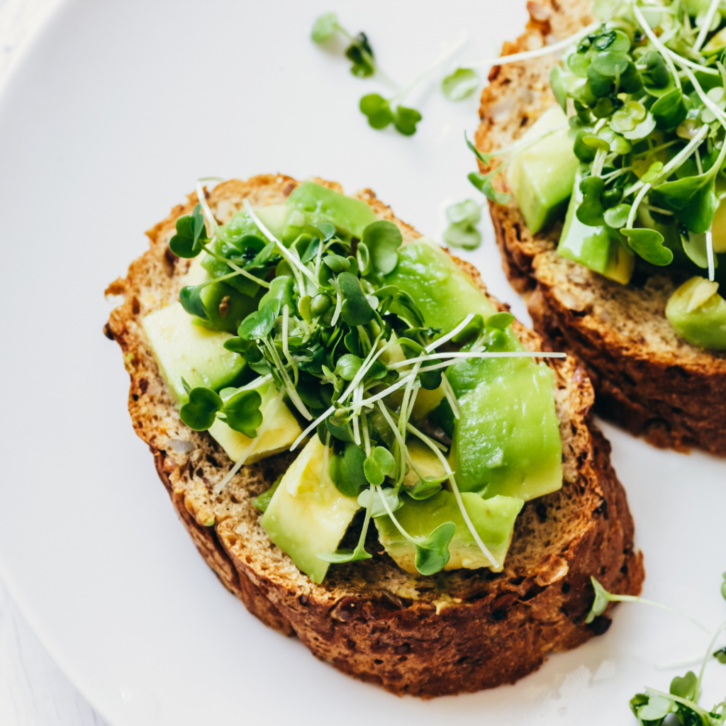 Avocado toast is a great snack before a hike.